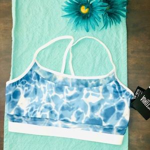 Pool Blue VS Long Line Mesh Sports Bra